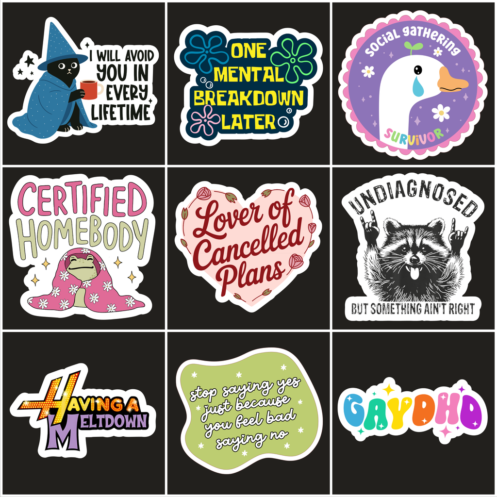 Mental Health Stickers