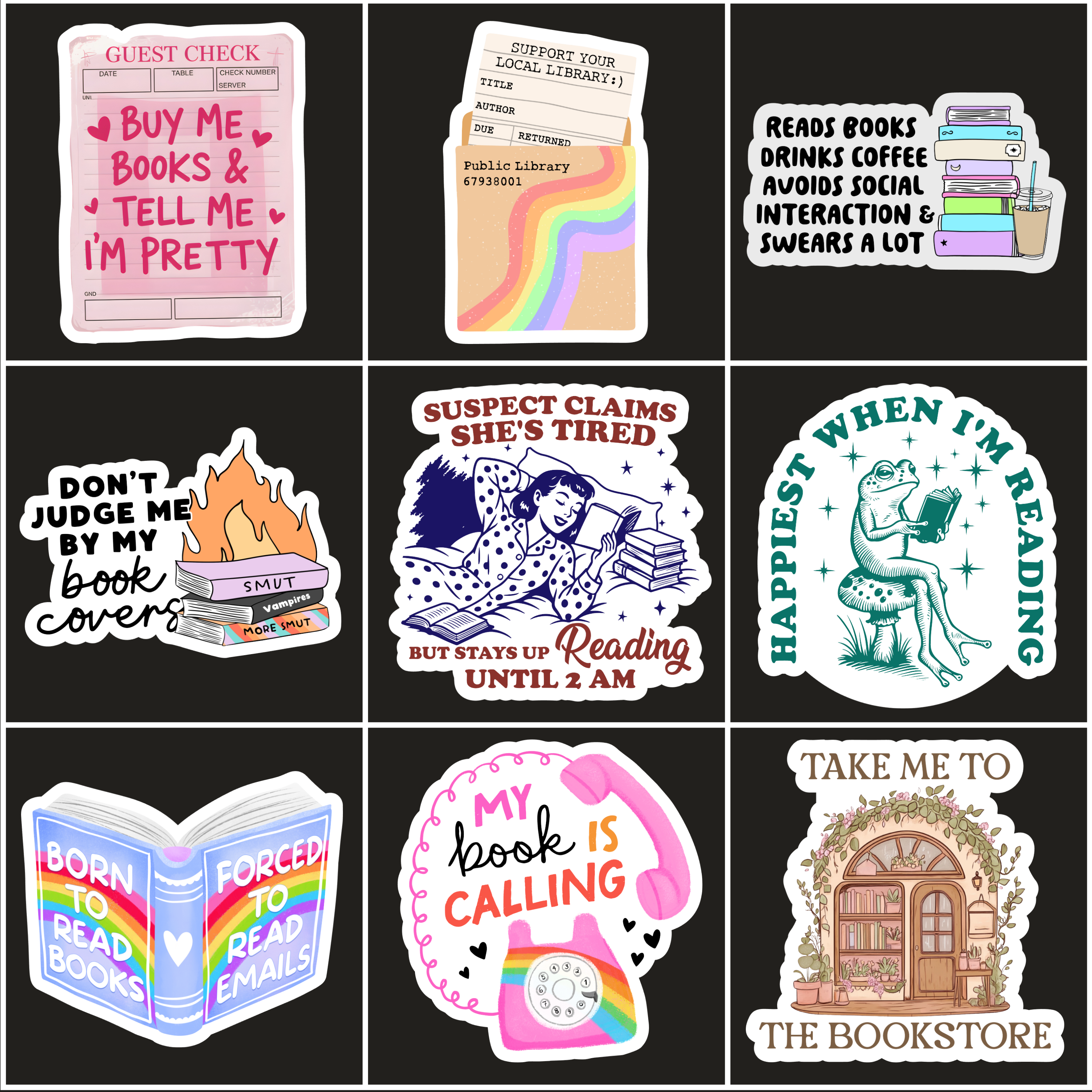 Reading Stickers