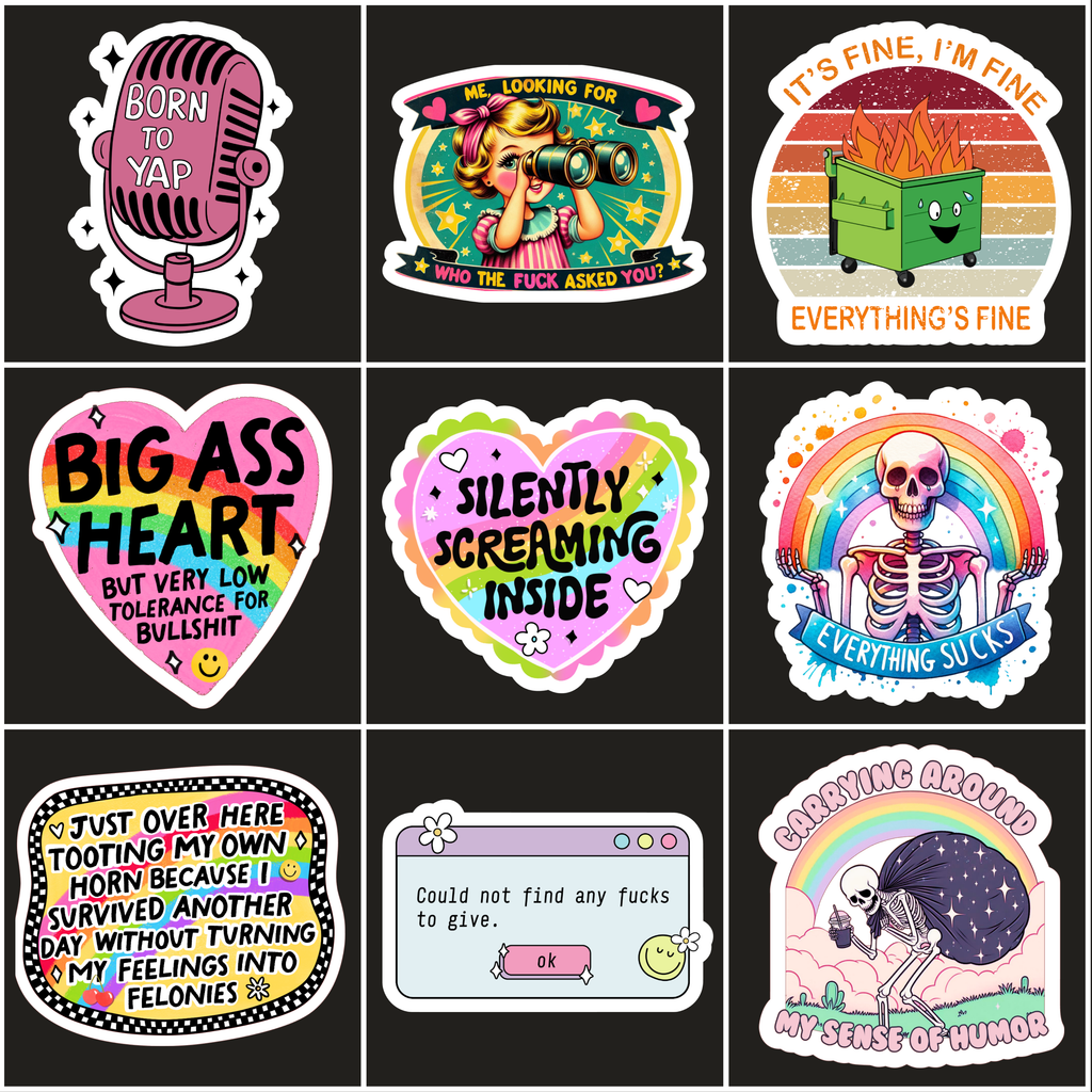 Certified Funny Stickers
