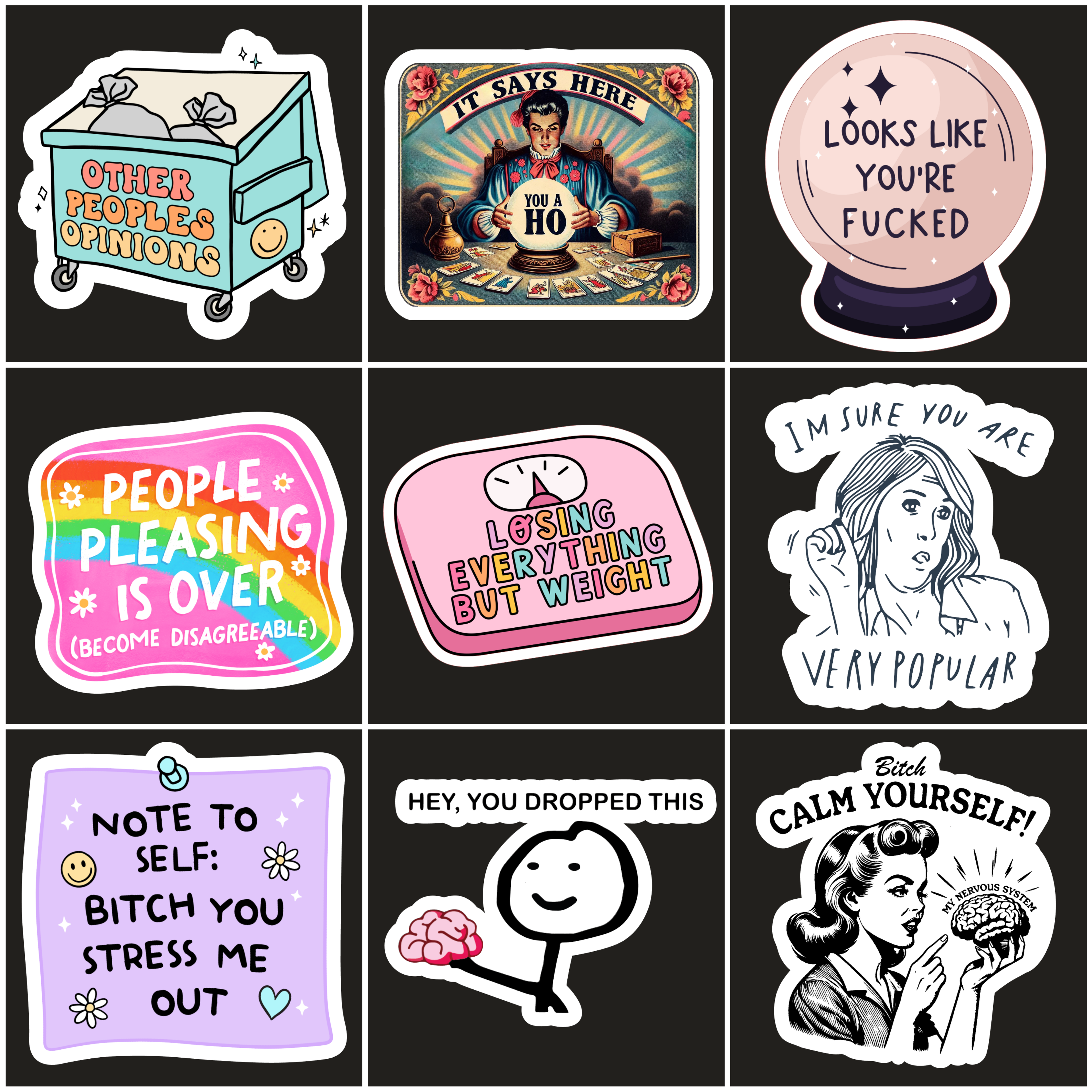 Certified Funny Stickers