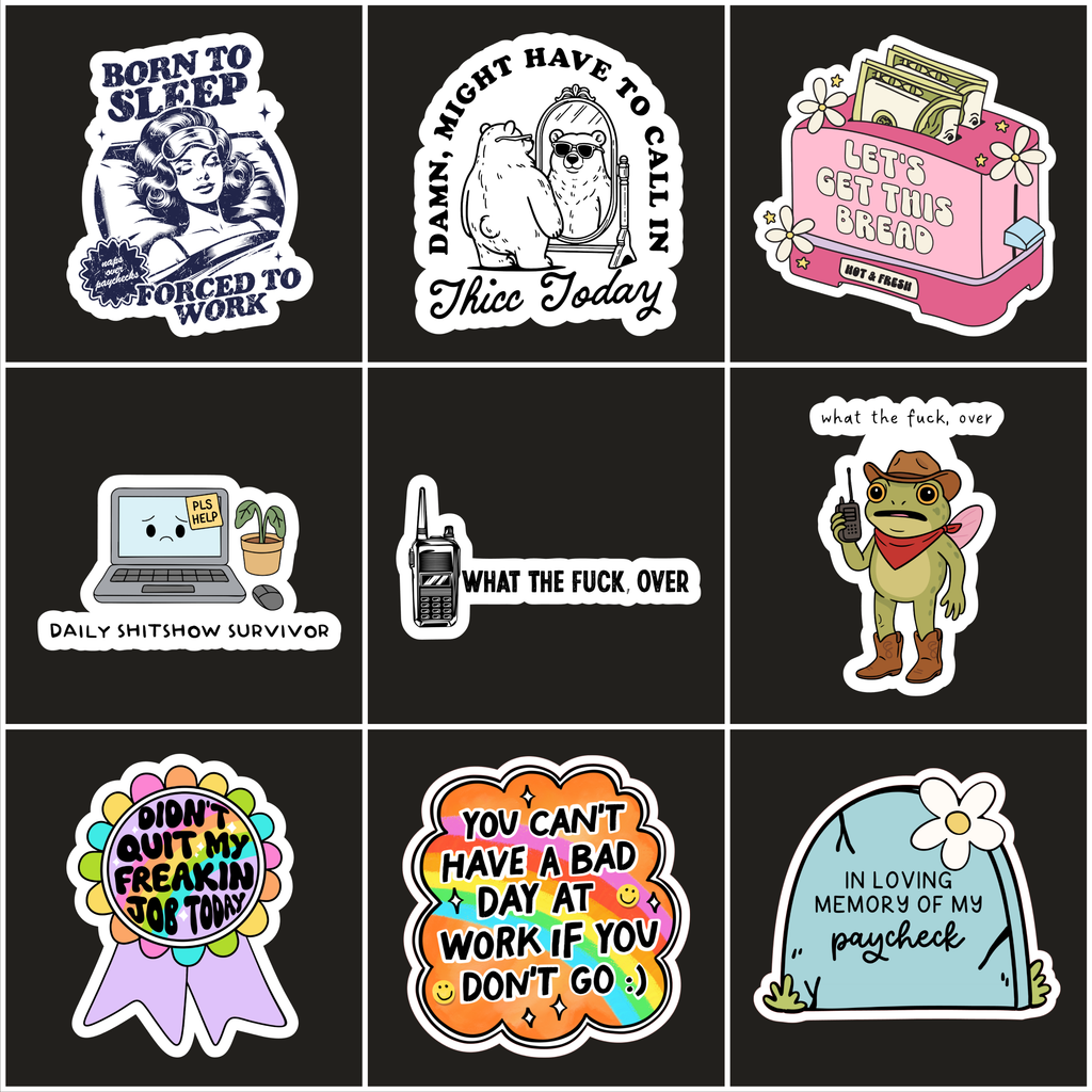 Workplace Humor Stickers