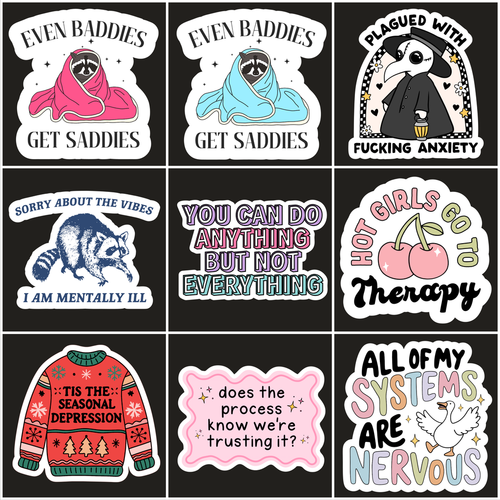 Mental Health Stickers