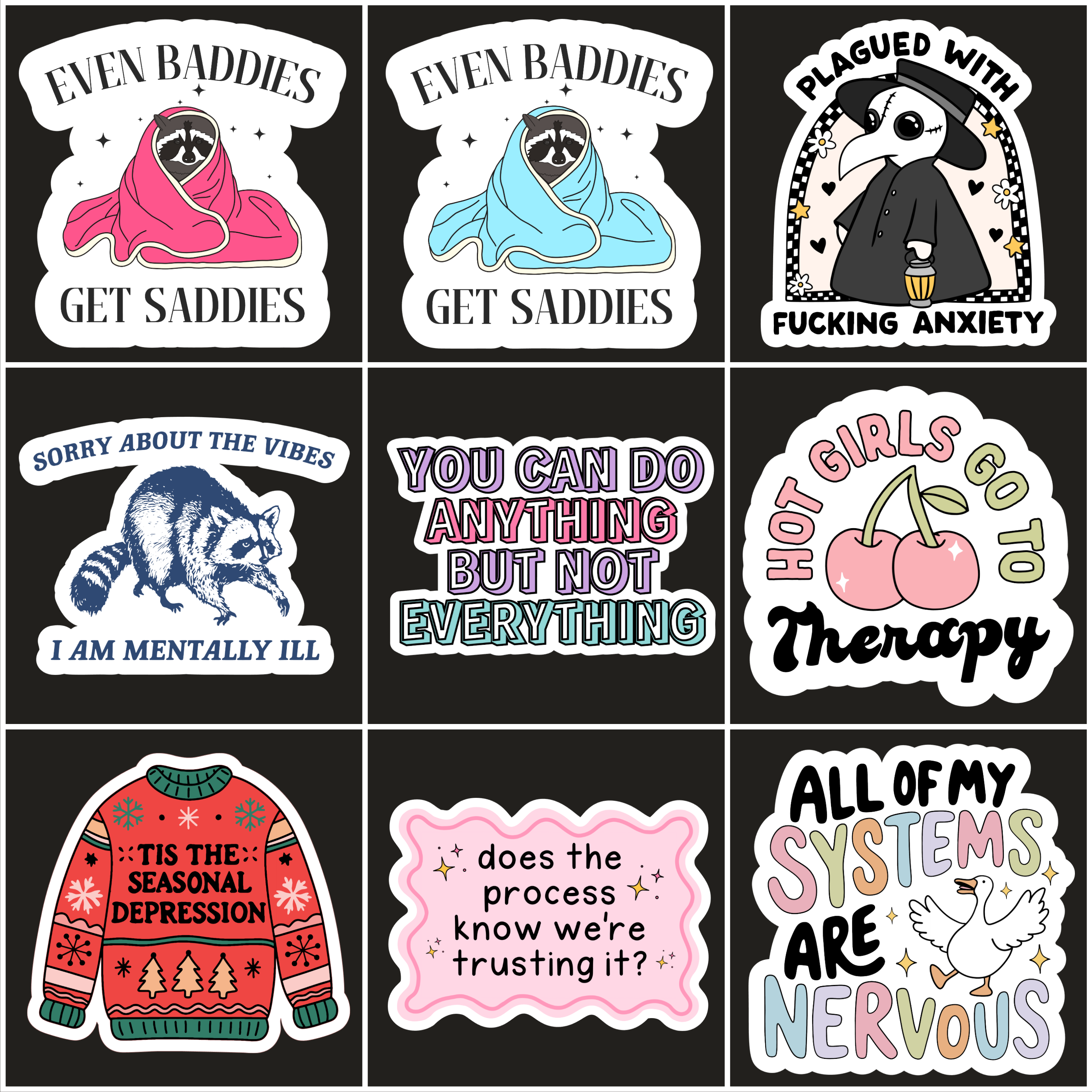 Mental Health Stickers