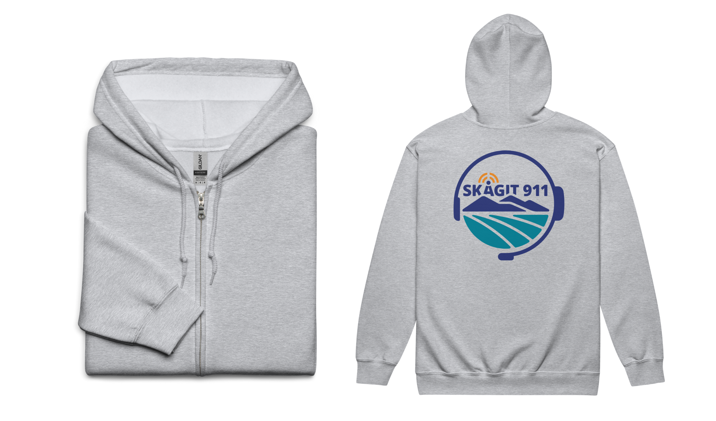 Skagit 911 Unisex Zip-Up Hoodie